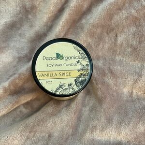 Peace Organics Vanilla Spice Soy Wax Candle